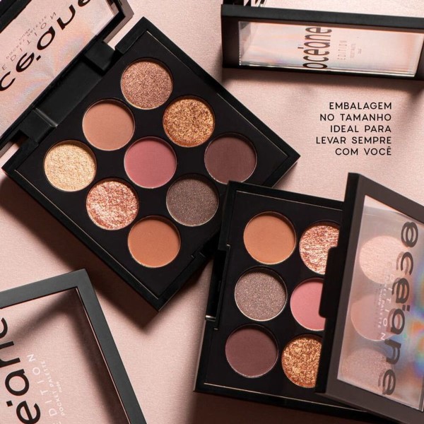 Encontraproduto.com.br - Paleta de Sombras - Pocket Palette Nude Océane Edition 7g