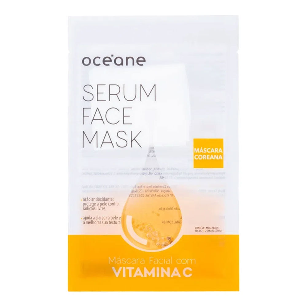 Encontraproduto.com.br - Máscara Facial Océane – Sérum Face Mask Vitamina C