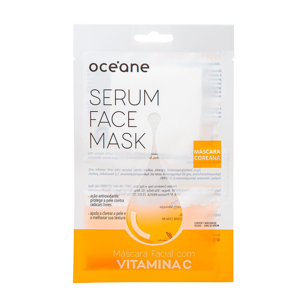 Encontraproduto.com.br - Máscara Facial Océane – Sérum Face Mask Vitamina C