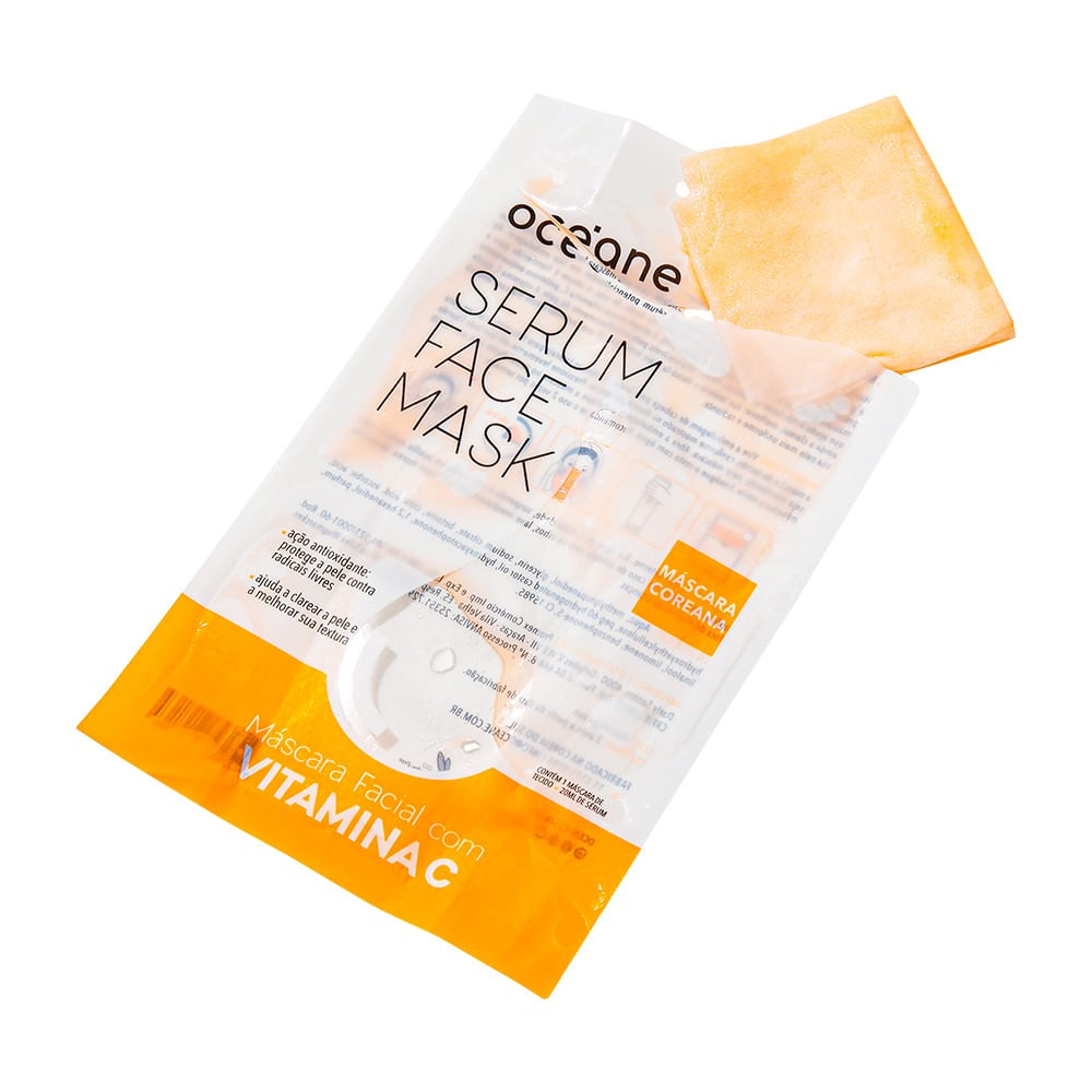 Encontraproduto.com.br - Máscara Facial Océane – Sérum Face Mask Vitamina C