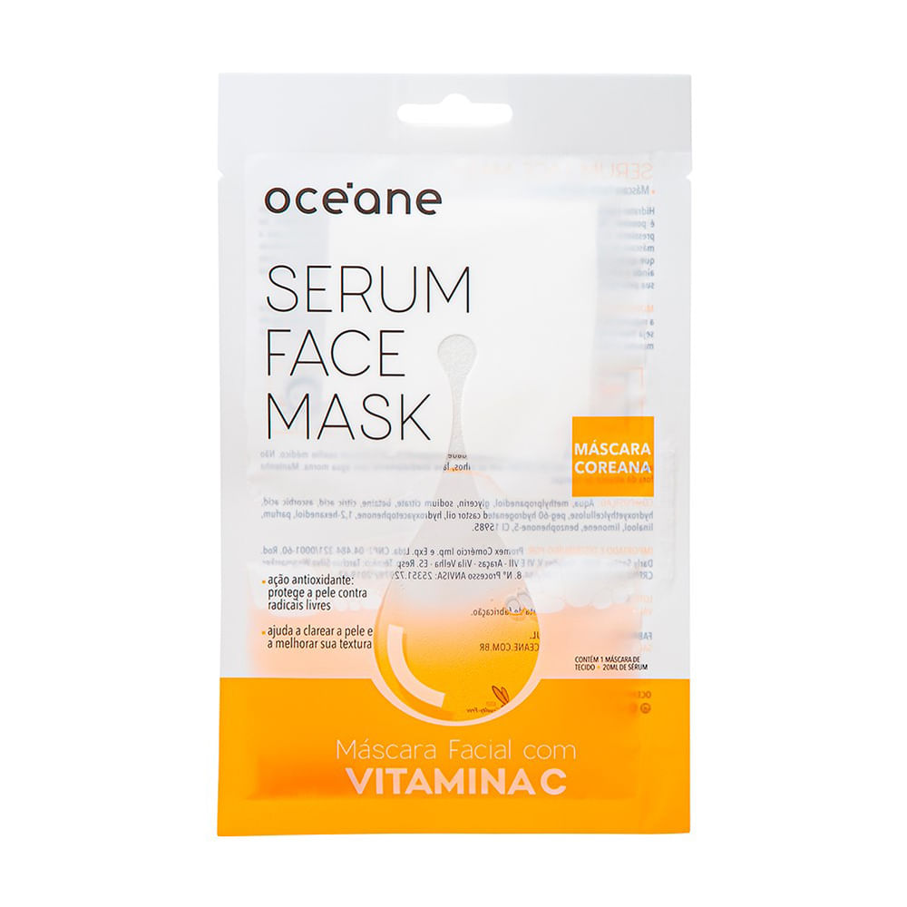 Encontraproduto.com.br - Máscara Facial Océane – Sérum Face Mask Vitamina C