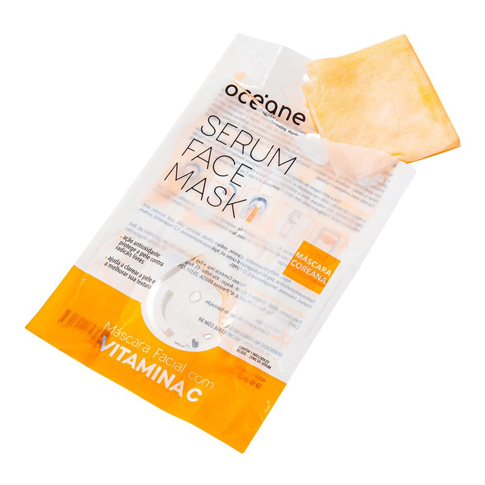 Encontraproduto.com.br - Máscara Facial Océane – Sérum Face Mask Vitamina C