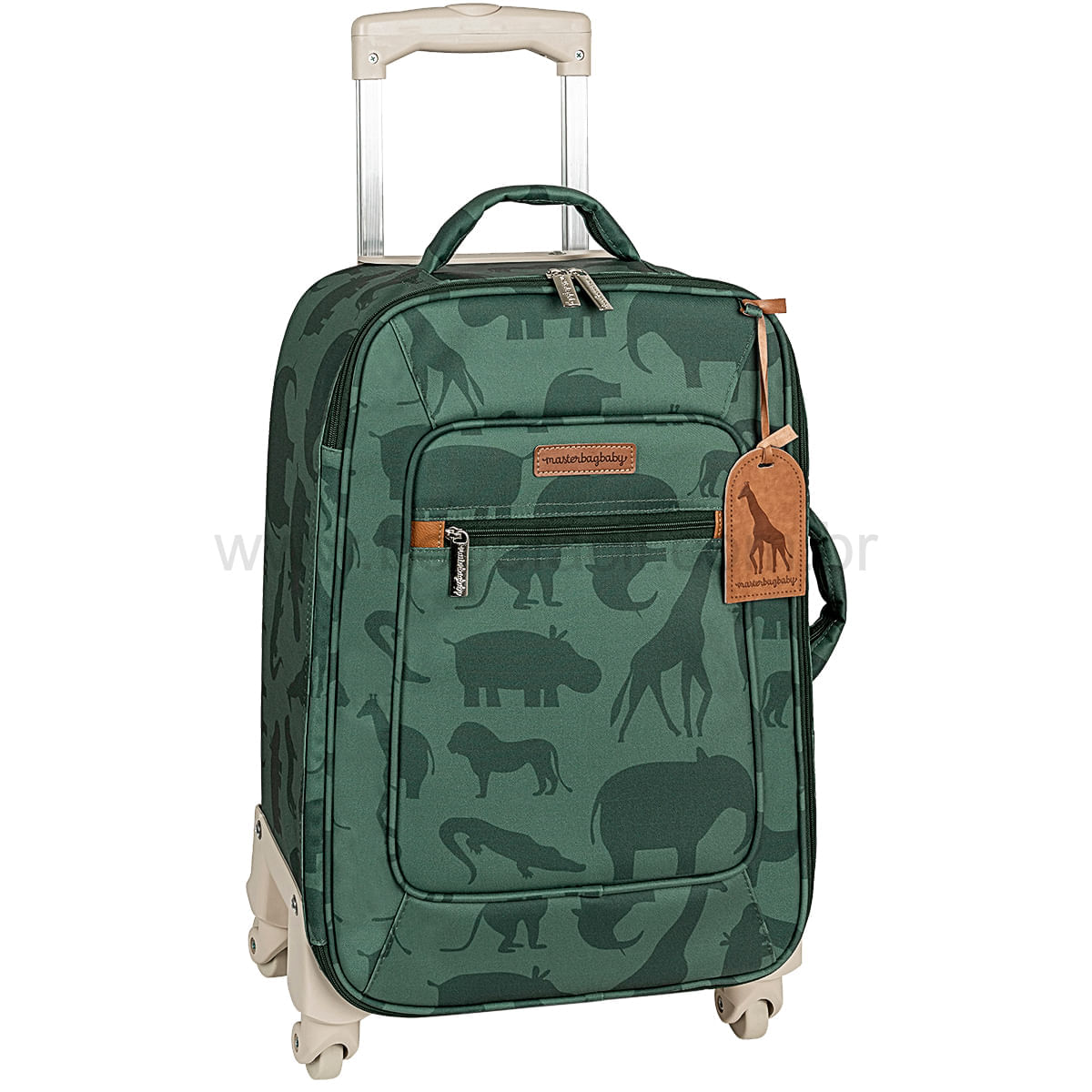 Encontraproduto.com.br - Mala Maternidade de bebê rodinhas Safari - Masterbag