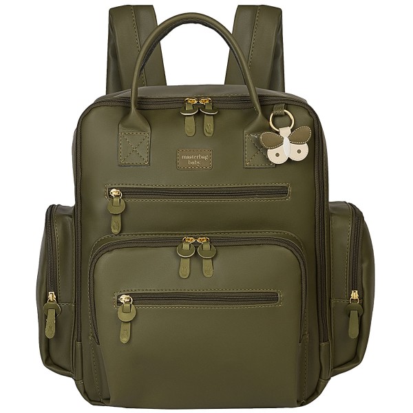Mochila Maternidade Urban Borboletas Oliva - Masterbag