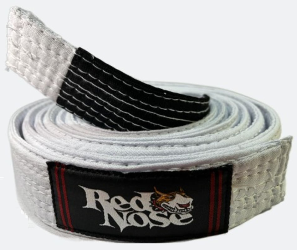 Faixa Jiu-Jitsu Red Nose Adulto – Branca A1