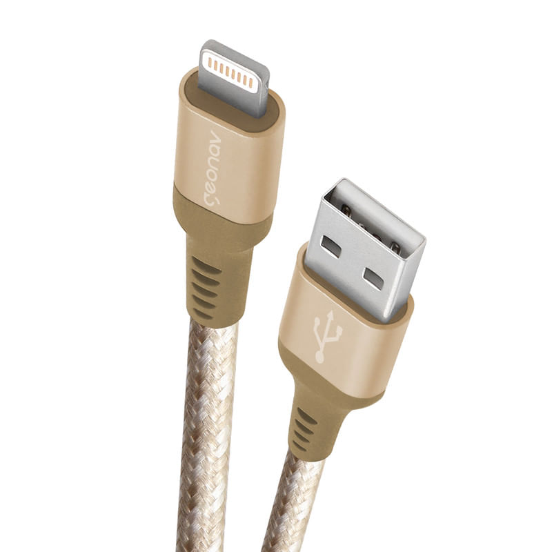 Encontraproduto.com.br - Cabo Lightning Ultra Resistente 1,5m Trançado em Nylon LIGH10T Geonav