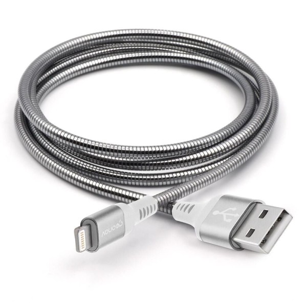 Encontraproduto.com.br - Cabo para iPhone e iPad GEONAV Aço 1M LIGH14