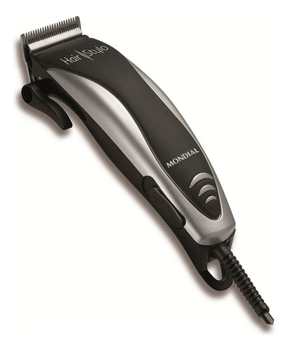 Máquina de Cortar Cabelo Mondial CR-02 Stylo Preta 220V