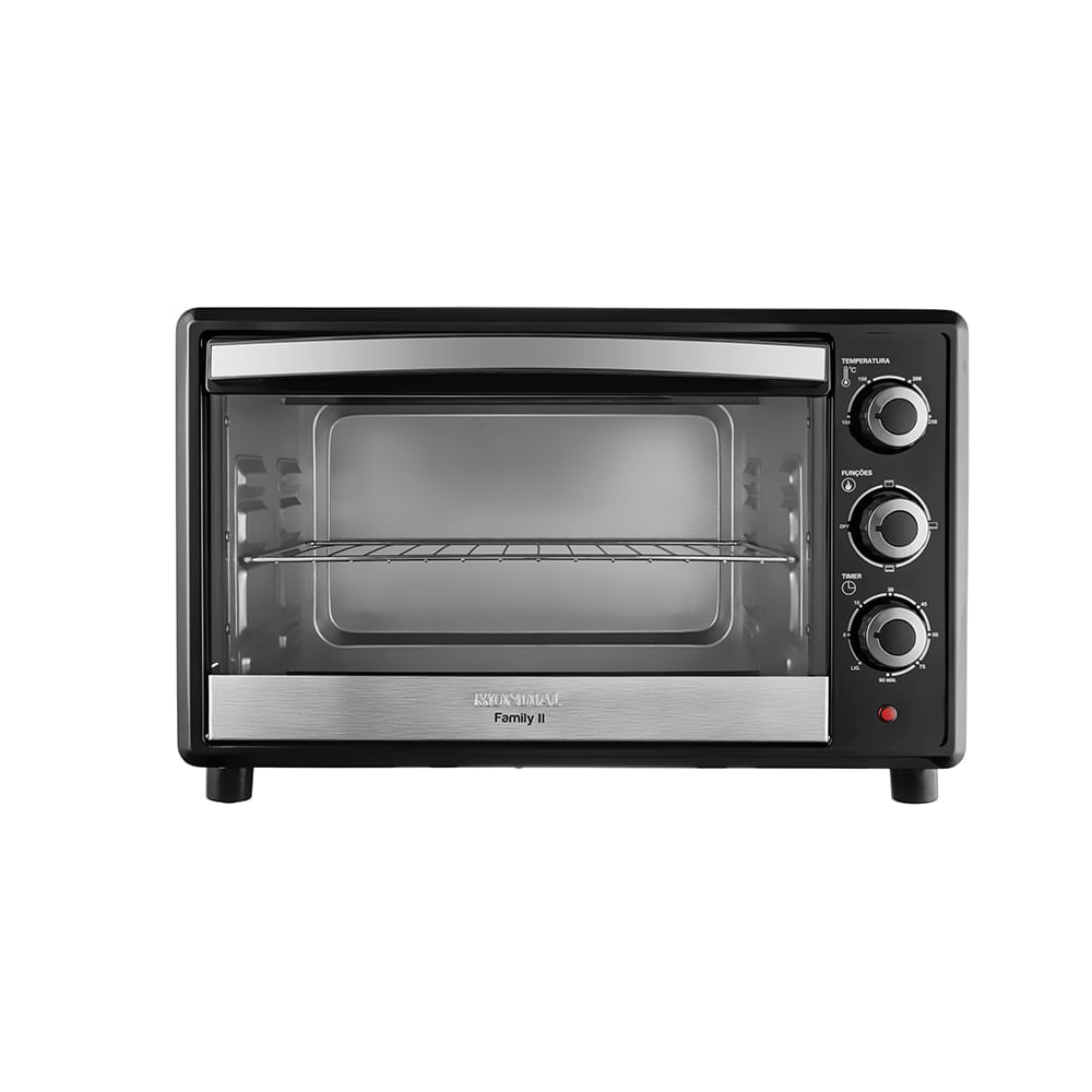 Forno Elétrico Mondial 42 Litros Family Ii Preto Fr42 127 V