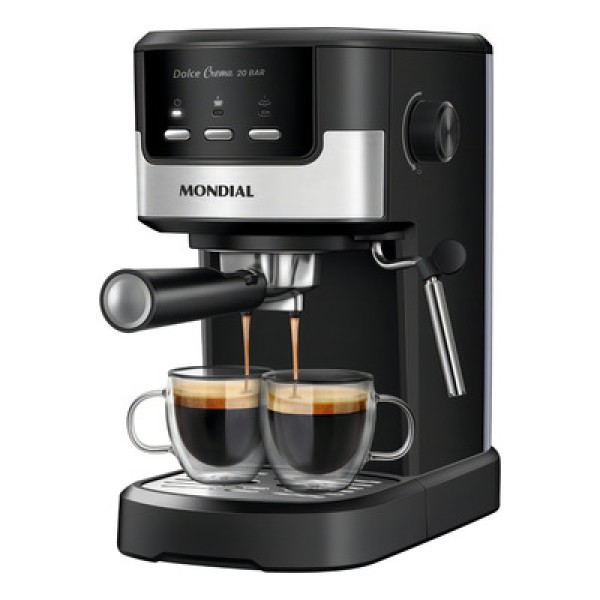 Cafeteira Espresso Dolce Crema 20 Bar Mondial C-20-EC