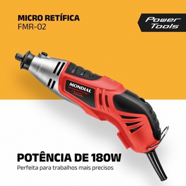 Encontraproduto.com.br - Micro Retífica Mondial Power Tools FMR-02