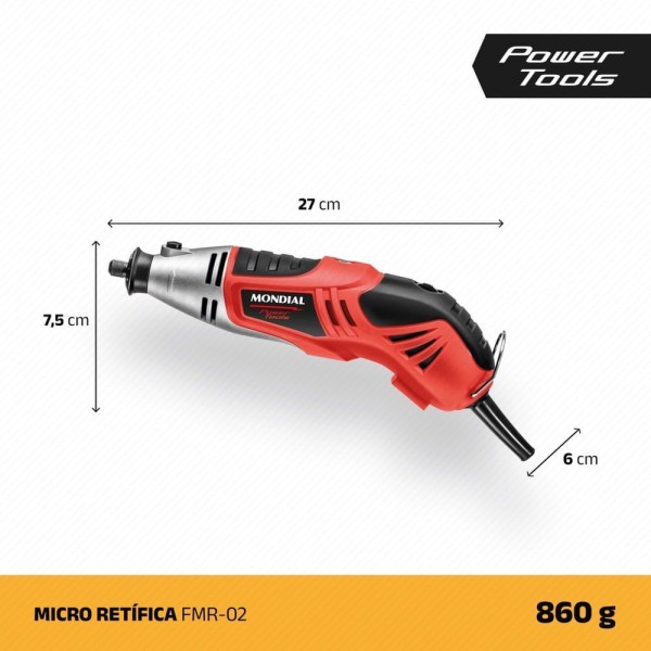 Encontraproduto.com.br - Micro Retífica Mondial Power Tools FMR-02