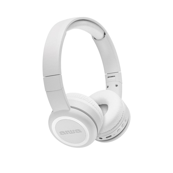 Encontraproduto.com.br - Fone de Ouvido Headphone AIWA HP-03-W Bluetooth Drive 30mm
