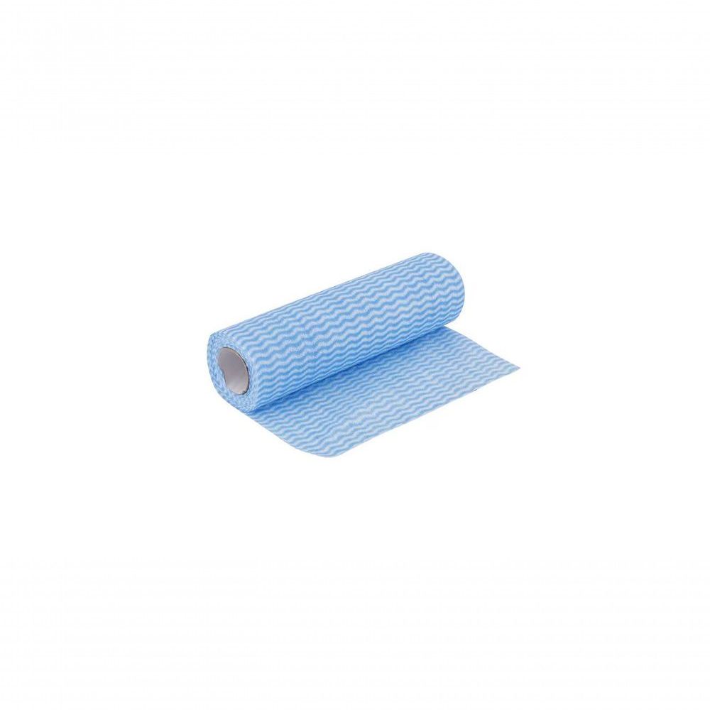 Encontraproduto.com.br - Pano Multiuso Celeste 30cm x 25m - Azul Rolo com 50 unidades