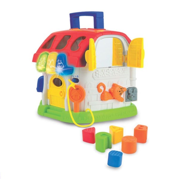 Encontraproduto.com.br - Casinha de Atividades Encaixe as Formas - Winfun - Yes Toys