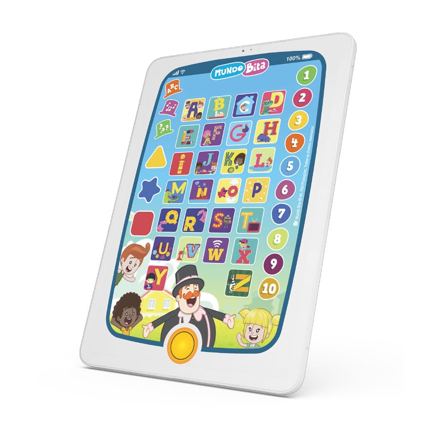 Tablet Musical Infantil Interativo Mundo Bita Yes Toys