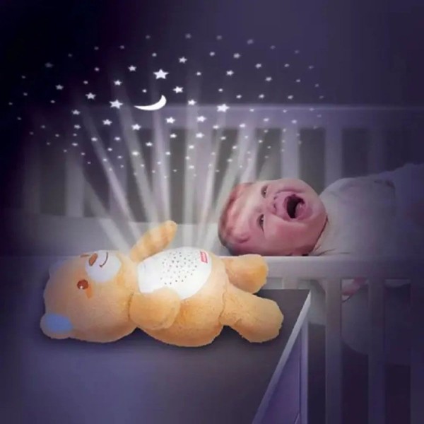 Encontraproduto.com.br - Urso De Pelúcia Com Projetor De Estrelas E Som - Winfun