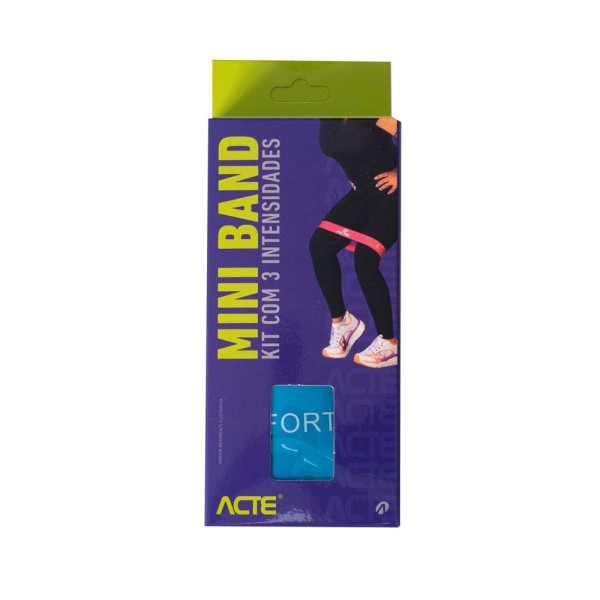 Encontraproduto.com.br - Kit Mini Band Acte Sports T71 - Com 3 Mini Band
