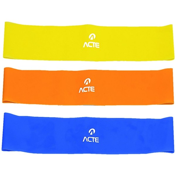 Encontraproduto.com.br - Kit Mini Band Acte Sports T71 - Com 3 Mini Band