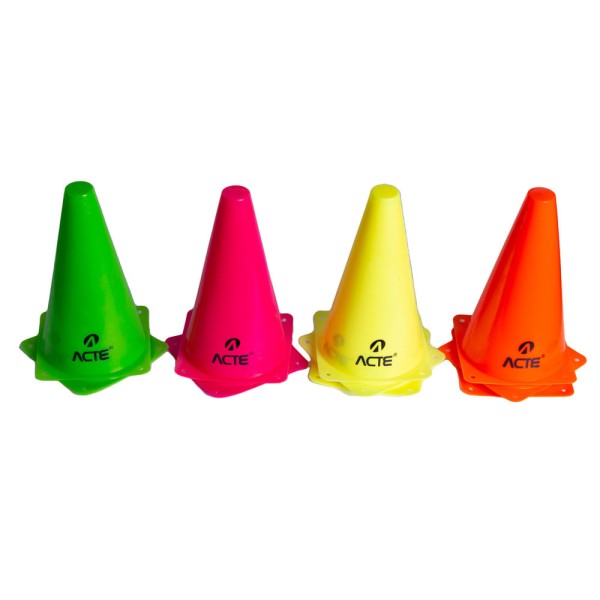 Encontraproduto.com.br - Kit 10 Cones de Agilidade Acte Sports T73