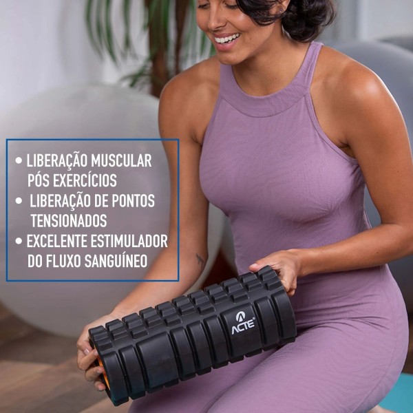 Encontraproduto.com.br - Rolo De Liberacao Miofascial T141 Acte Sports