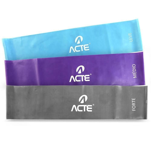 Encontraproduto.com.br - kit Loop Band Acte T234 - 3 peças