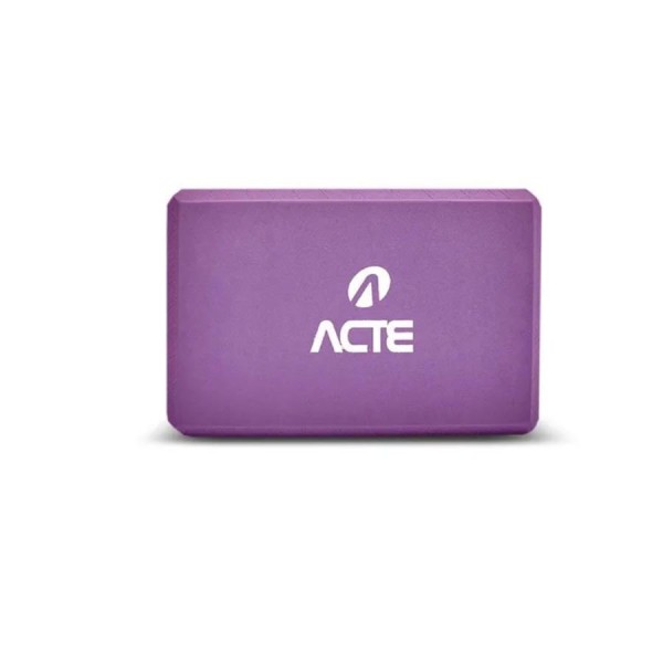 Encontraproduto.com.br - Bloco para Exercícios de Pilates e Yoga Acte Sports T60-RX Roxo
