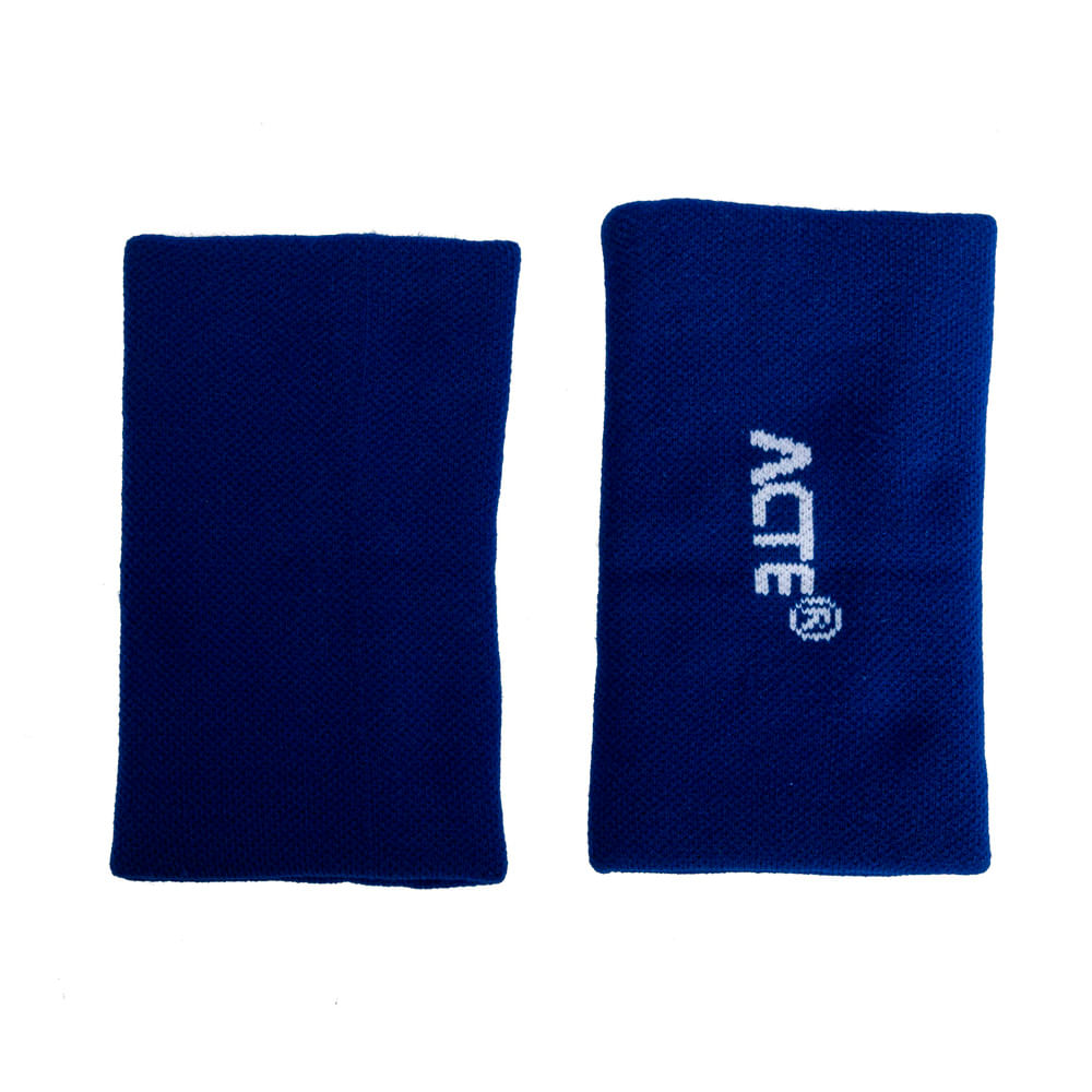 Munhequeira Acte Sports F12-A 12cmx8cm Azul e Branco - G