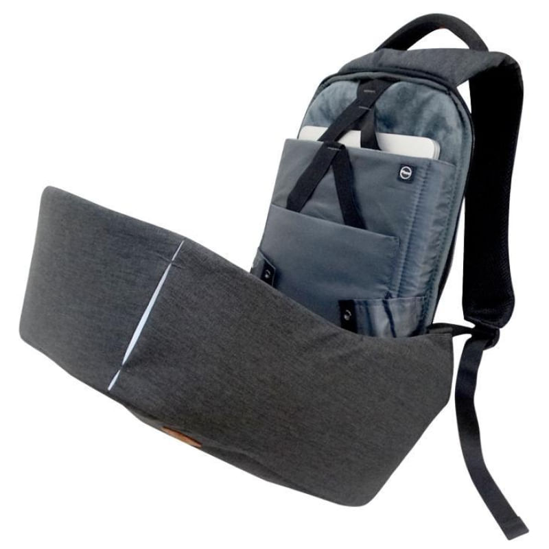 Encontraproduto.com.br - Mochila para MacBook iPlace, Antifurto, Sampa, Cinza
