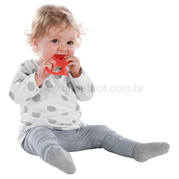 Encontraproduto.com.br - Mordedor Infantil Bebê 100% Natural Girafa Vanilla Vermelha Sophie La Girafe