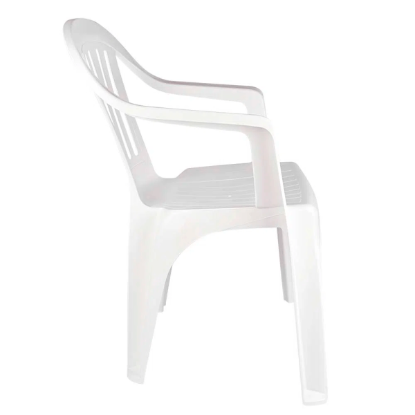 Encontraproduto.com.br - Cadeira Plástico Branca Mor