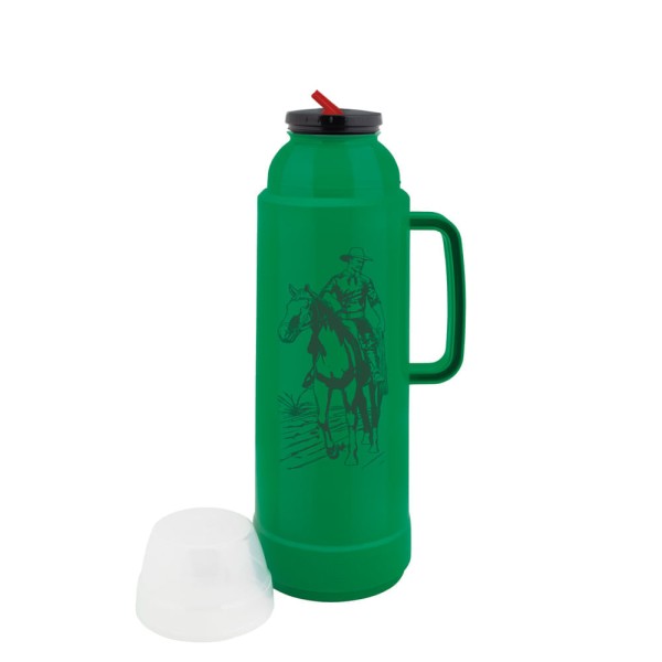 Encontraproduto.com.br - Garrafa Térmica Use Farroupilha Verde Cavalo 1 Litro