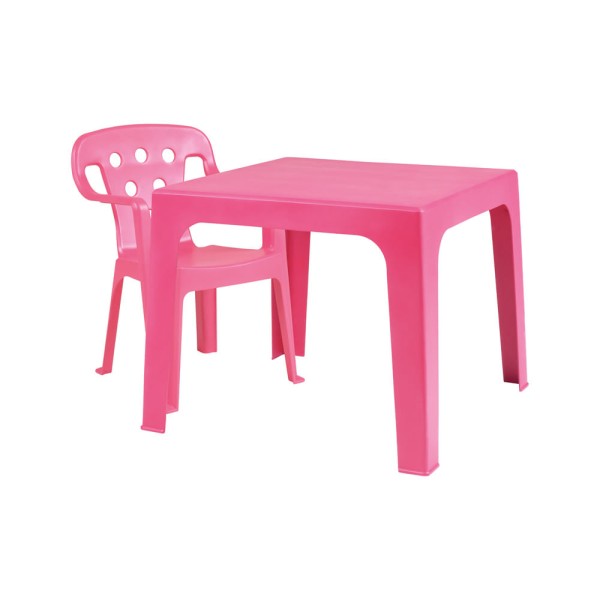 Encontraproduto.com.br - Cadeira Plástica Infantil Mor Kids Rosa - 15151551