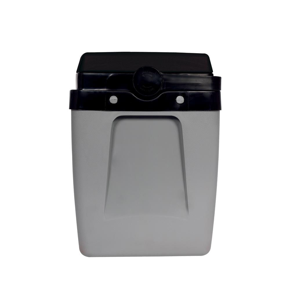 Encontraproduto.com.br - Caixa Térmica 26 Litros Cinza com Preto MOR