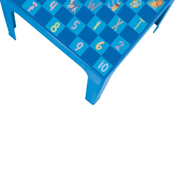 Encontraproduto.com.br - Mesinha Mor Estampada Kids Azul Mor