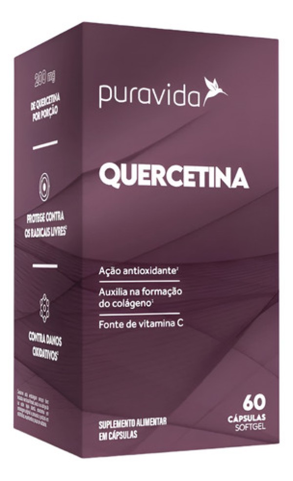 Encontraproduto.com.br - Quercetina 60 Cápsulas Puravida