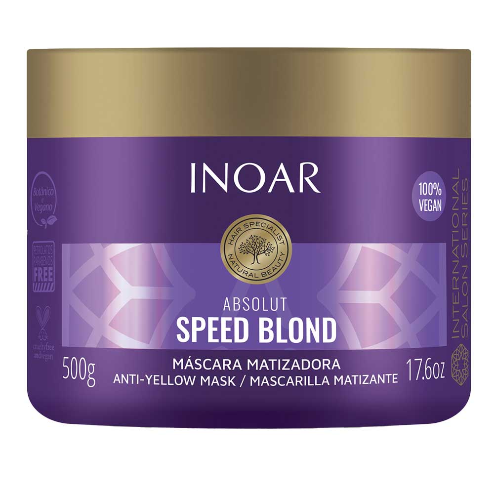 Máscara Desamareladora Inoar Absolut Speed Blond 500g