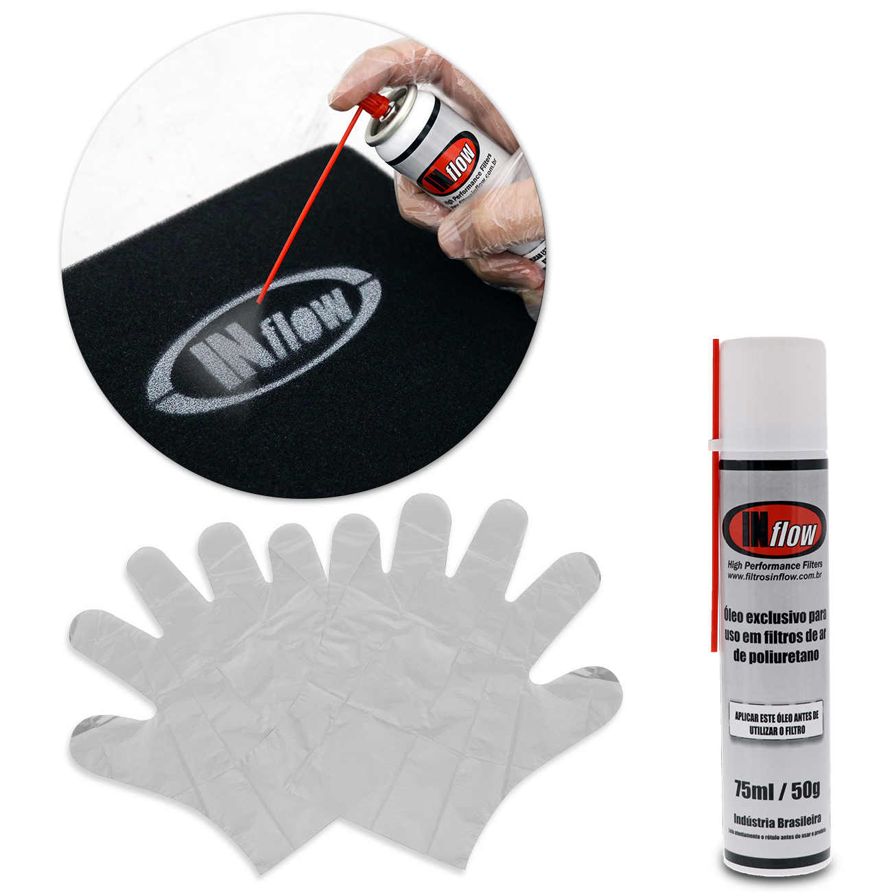 Encontraproduto.com.br - Filtro de Ar Esportivo Inflow Inbox  Civic G10 17 a 19 1.5 Turbo CR-V 17 18 1.5 Turbo HPF6365