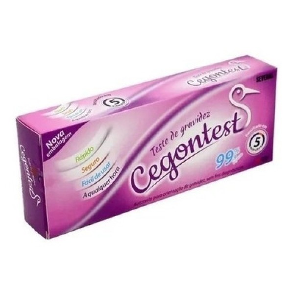 Teste de Gravidez Cegontest Com 1 Unidade
