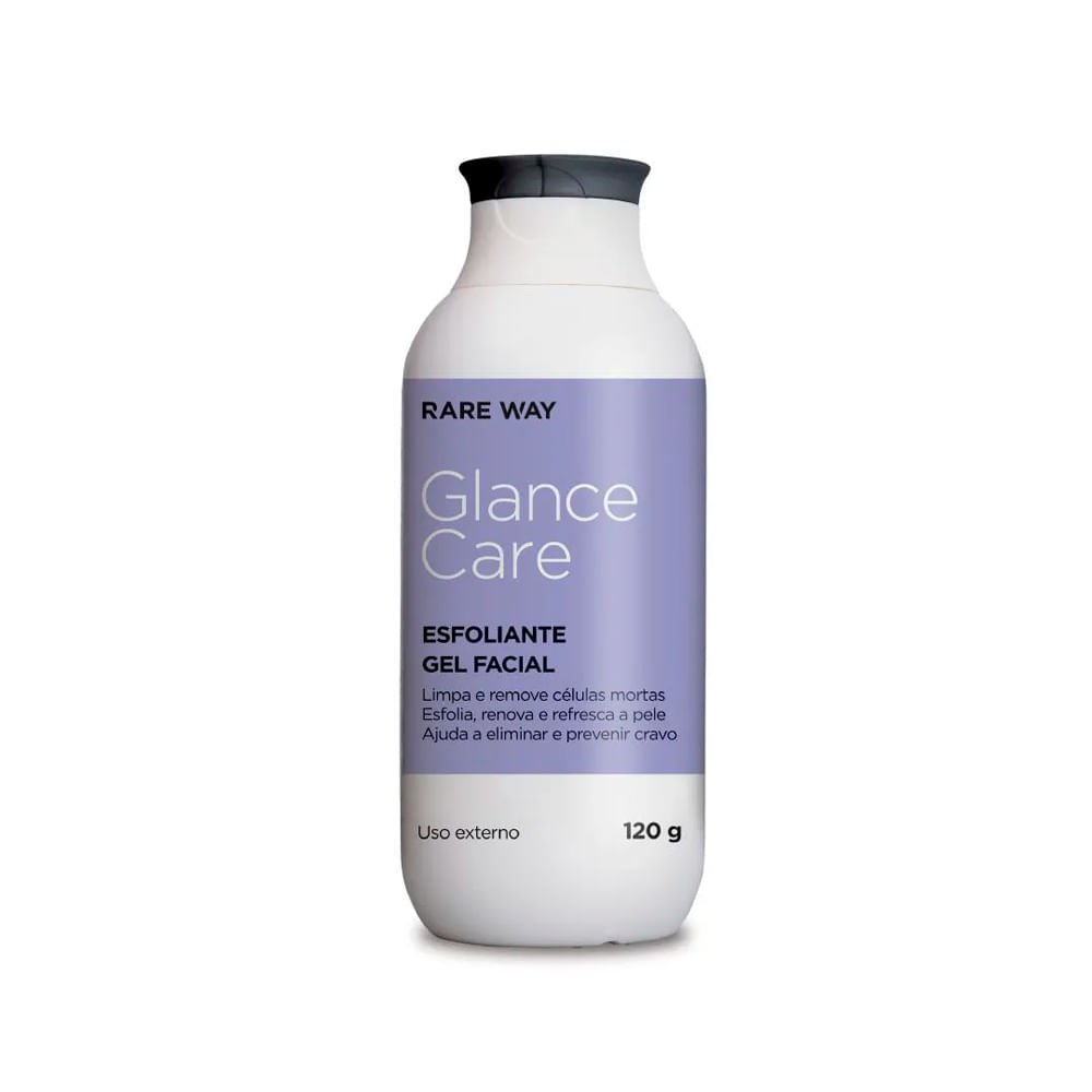 Gel Esfoliante Para o Rosto Rare Way Glance Care 120g