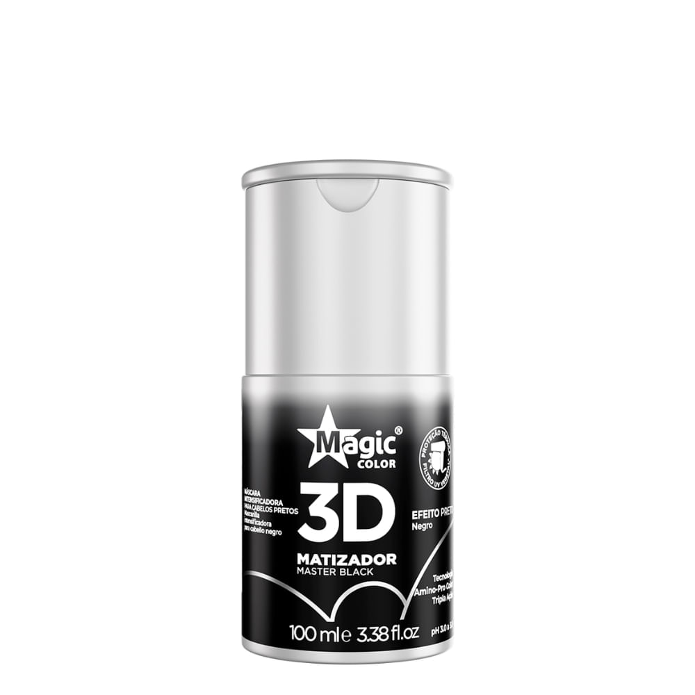 Encontraproduto.com.br - Matizador Magic Color Efeito Preto intenso 100ml