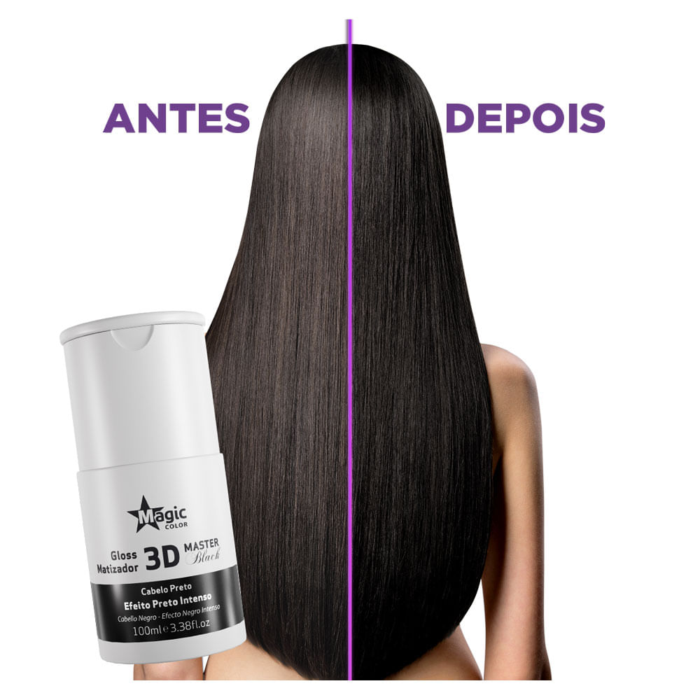 Encontraproduto.com.br - Matizador Magic Color Efeito Preto intenso 100ml