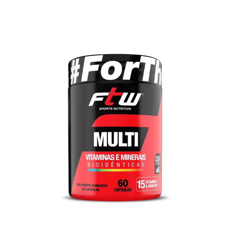 Encontraproduto.com.br - Multivitamínico E Minerais Ftw 60 Cáps