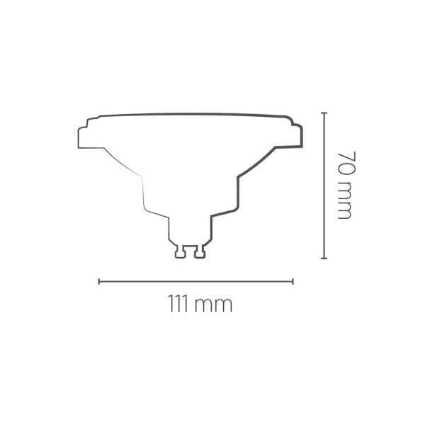 Encontraproduto.com.br - Lâmpada LED AR111 GU10 Alto IRC Bivolt 12W 2700K Branco Quente 650 Lúmens 10° Saveenergy
