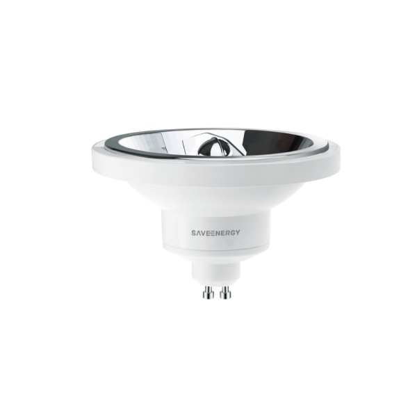 Encontraproduto.com.br - Lâmpada LED AR111 GU10 Alto IRC Bivolt 12W 2700K Branco Quente 650 Lúmens 10° Saveenergy