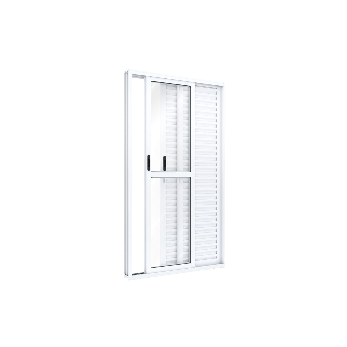 Encontraproduto.com.br - Porta Balcão Correr 1,50X2,13X12 Direita Riobras Alumínio