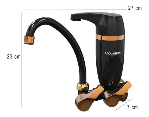 Encontraproduto.com.br - Torneira Móvel com Filtro Parede Acqua Premium Acquabios Branca