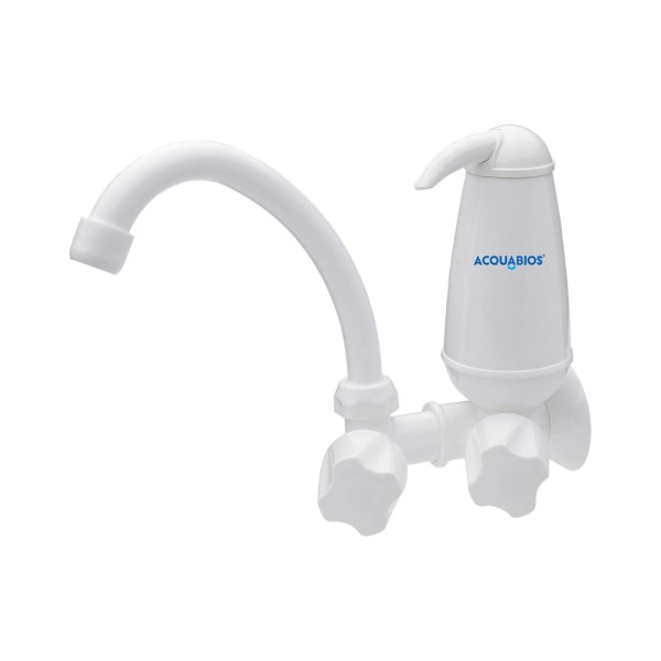 Encontraproduto.com.br - Torneira Móvel Acquabios E05 com Filtro Branca