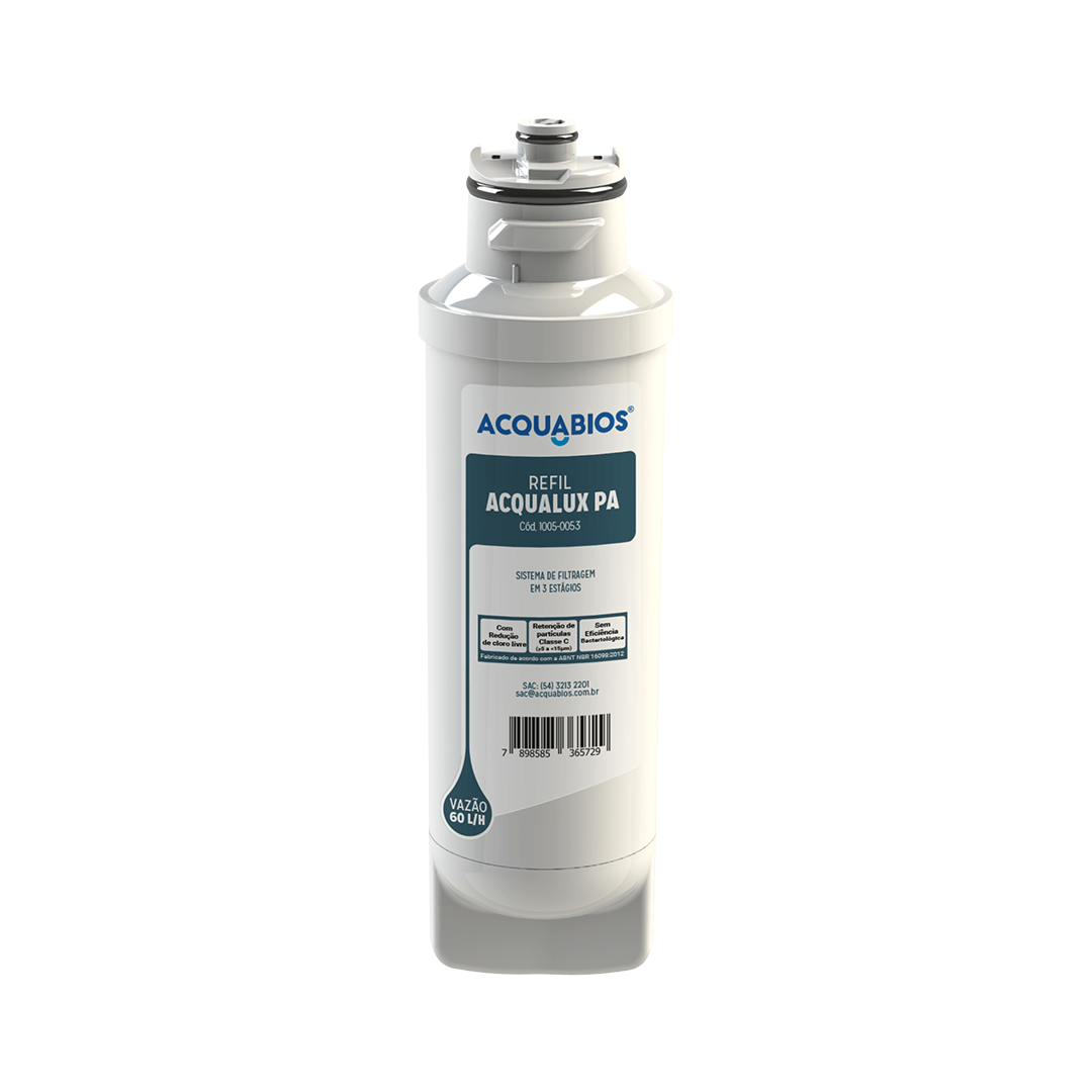 Refil Para Purificador Acqualux PA Compatível Electrolux PA10N, PA20G, PA25G, PA30G E PA40G Acquabios