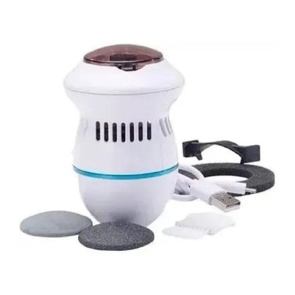 Encontraproduto.com.br - Lixa Elétrica De Pé Removedor De Calos Vácuo Usb Portátil Arrendondada